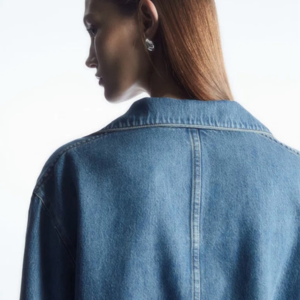 COS V-Neck Denim Top - Never Worn (Matching Pants Available) - Picture 5 of 10